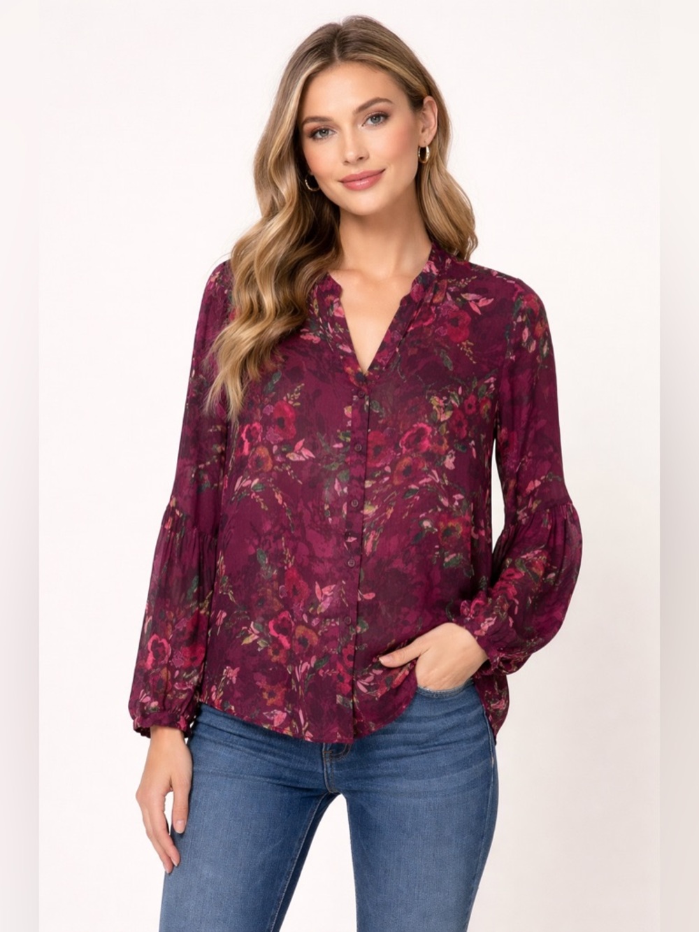 Kut from the Kloth Floral Blouse